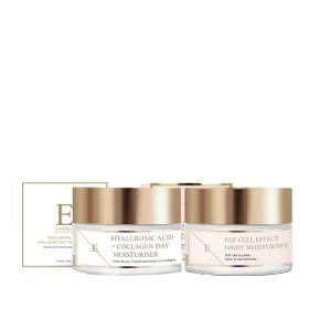 ErthSkin London Hyaluronzuur & Collageen Dagcrème + EGF Cell Effect Nachtcrème