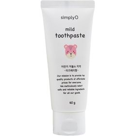 SIMPLYO Mild Raspberry Toothpaste – Milde tandpasta met fruitige frambozensmaak