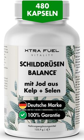 XTRA FUEL Thyroid Balance - Jodium (Kelp) Seleniumcomplex - Schildkliercapsules