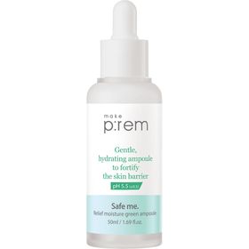 MAKE P:REM Safe Me Green Ampoule – sérum hydratant contenant 74 % de propolis verte