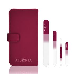 AILORIA CONTOUR PRIME  Set de limes à ongles en verre