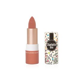 Charlotte Bio Lippenstift nude moka glossy