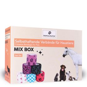 Bandages auto-adhésifs MIX BOX, lot de 6 pour animaux