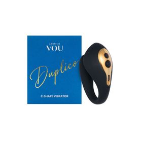 AMORELIE VOU »Duplico« C-vorm koppelse vibrator