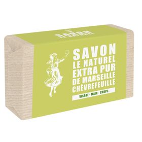 Savon Le Naturel - Savon Extra Pur de Marseille Chèvrefeuille - Visage - Main - Corps