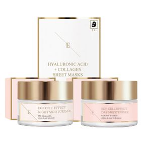 ErthSkin London EGF Cell Effect Dag- & Nachtcrème  + Hyaluronzuur & Collageenmasker