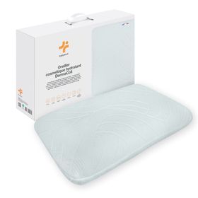 INPHYSIO Oreiller cosmétique hydratant en mousse à mémoire de forme avec taie DermaColl