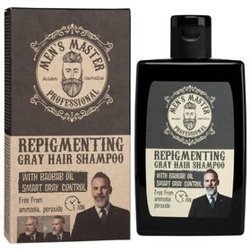 Mister33 Men's Master Shampooing Repigmentant pour Cheveux Gris Hommes