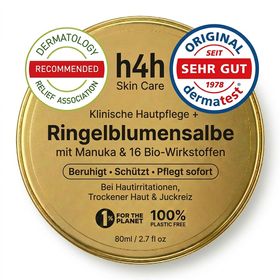 H4H Naturals® Baume Bio au Calendula avec Manuka & Chanvre CBD
