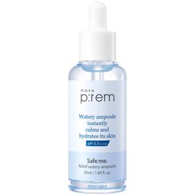 MAKE P:REM Safe Me Relief Watery Ampoule – sérum hydratant rafraîchissant à l'extrait de figue
