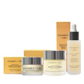 London Botanical Laboratories Vitamine C CBD Serum + Oogcrème + Dagcrème