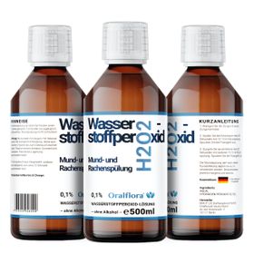 BMUT Bain de Bouche Oralflora H2O2 peroxyde d'hydrogène 0,1%