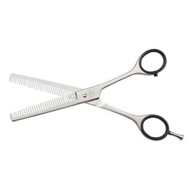 Excellent Solingen Haarschaar – dubbelzijdig gekartelde messen, ergonomische zachte grip