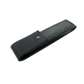 DOVO Solingen Étui pour rasoir  – Cuir noir