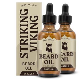 Striking Viking Huile à Barbe - Vanille - Lot de 2