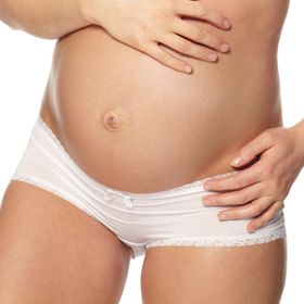 MYSANITY® Zwangerschaps- en postnatale slip, wit