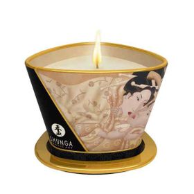 Shunga Erotic Art - Mini Caress à la lumière des bougies - Bougie de massage à la vanille