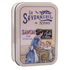 La Savonnerie de Nyons - Metalen doos met zeep - School