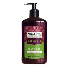 Arganicare - Après-shampooing Macadamia pour cheveux secs et abîmés - Argan et Macadamia