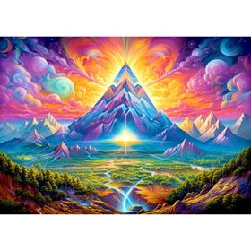 enjoy Puzzle Pyramides dans la forêt 1000 pièces