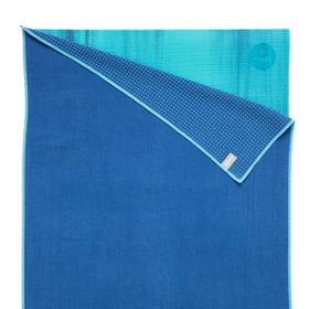 bodhi GRIP² Yoga Handdoek blauw/aqua