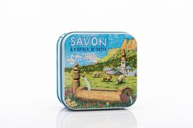 La Savonnerie de Nyons - Metalen doos met zeep "Koeien"