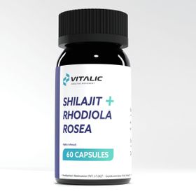Vitalic PrimaVie Shilajit (500mg) & Rhodiola Rosea (600mg) voedingssupplement - 60
