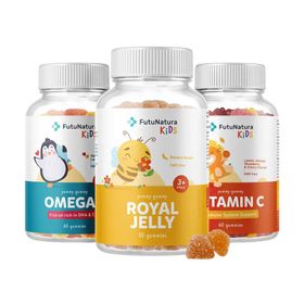 FutuNatura KIDS Bijtjes Set met Omega-3, Royal Jelly en Vitamine C
