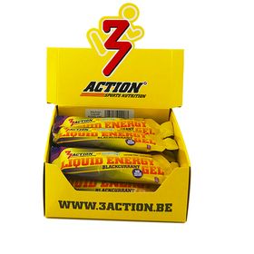 3Action Liquid Energy Gel Blackcurrant - doos 15x55ml