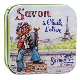 La Savonnerie de Nyons - Metalen doos met zeep - Krantenverkoper