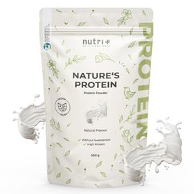 nutri+ Natures Proteïnepoeder 500 g - Eiwitpoeder zonder zoetstof