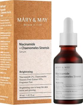 MARY & MAY Niacinamide + Chaenomeles Sinensis Serum