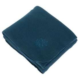 bodhi Couverture de yoga Couverture Asana, polaire, bleu foncé