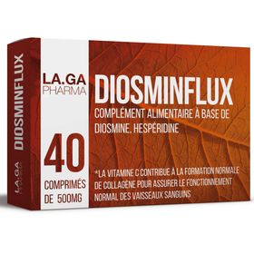 LA.GA Diosminflux © Diosmine et Hespéridine pour Microcirculation, Hémorroïdes et Varices