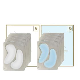 ErthSkin London Oogpads Hyaluron & Collageen + Dubbel Collageen & Rose Hydrogel 5x2 – Set