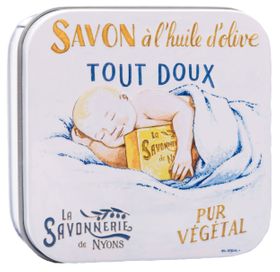 La Savonnerie de Nyons - Metalen doosje met zeep "Sweet Baby"