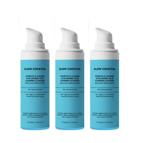 Glow Cocktail Trio de nettoyants à l'acide hyaluronique Hydratants et Nettoyants