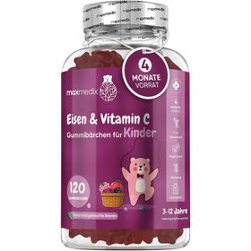 maxmedix IJzer & Vitamine C Gummies voor Kinderen