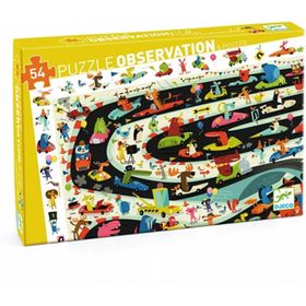 djeco Puzzle Observation : Rallye 54 pièces