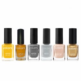 Colorii - Set van 6 Nail Color Nagellakken – Assorti Kleuren