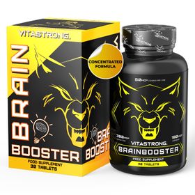 Vitastrong Brainbooster – 30 Comprimés, Concentration Et Mémoire