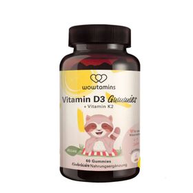 WOWTAMINS Vitamine D3 + K2 Gummies