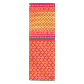 bodhi GRIP² Yoga Towel Art Collection, Safari Sari, rouge-jaune