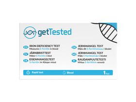 GetTested Test de carence en fer