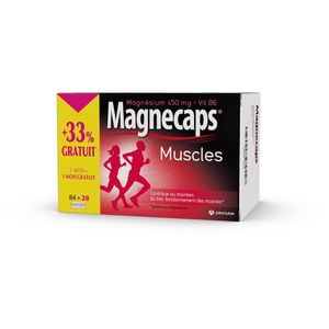 MAGNECAPS Muscles Promo + 33 % gratuit thumbnail
