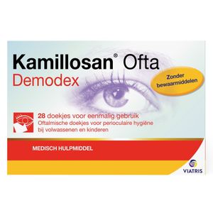 Kamillosan Ofta Demodex | Nettoyage doux | Hygiène oculaire thumbnail