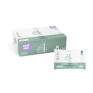 Naïf Plastic Free Water Wipes 8 pack thumbnail
