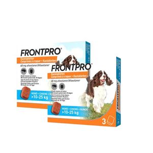 FRONTPRO® Kauwtabletten Hond 10-25 kg Duo thumbnail