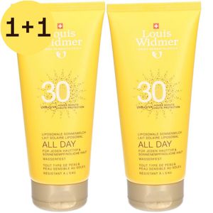 Louis Widmer All Day SPF30 Zonder Parfum | 1+1 GRATIS thumbnail