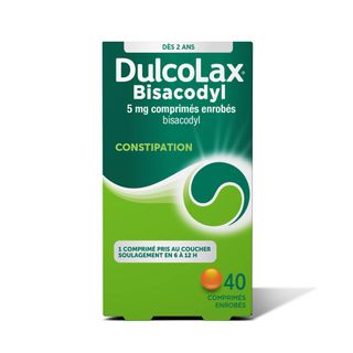 Dulcolax bisacodyl 5 mg | Comprimés enrobés | Laxatif contre la Constipation